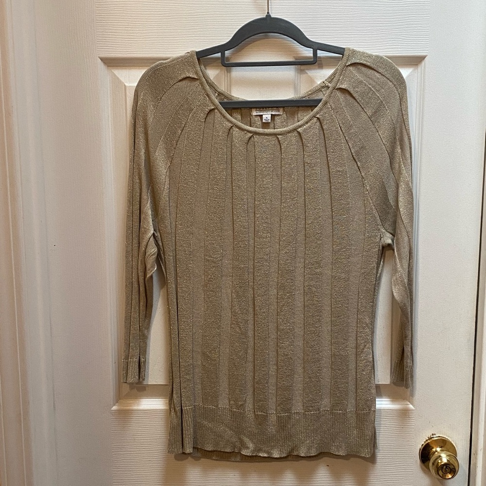 Vintage Elegant Gold Sweater